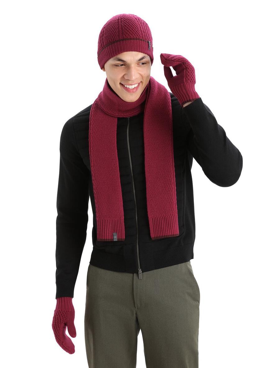 Icebreaker Unisex Merino Waypoint Beanie Miesten Hatut Pinkki | FI 1092HAPK